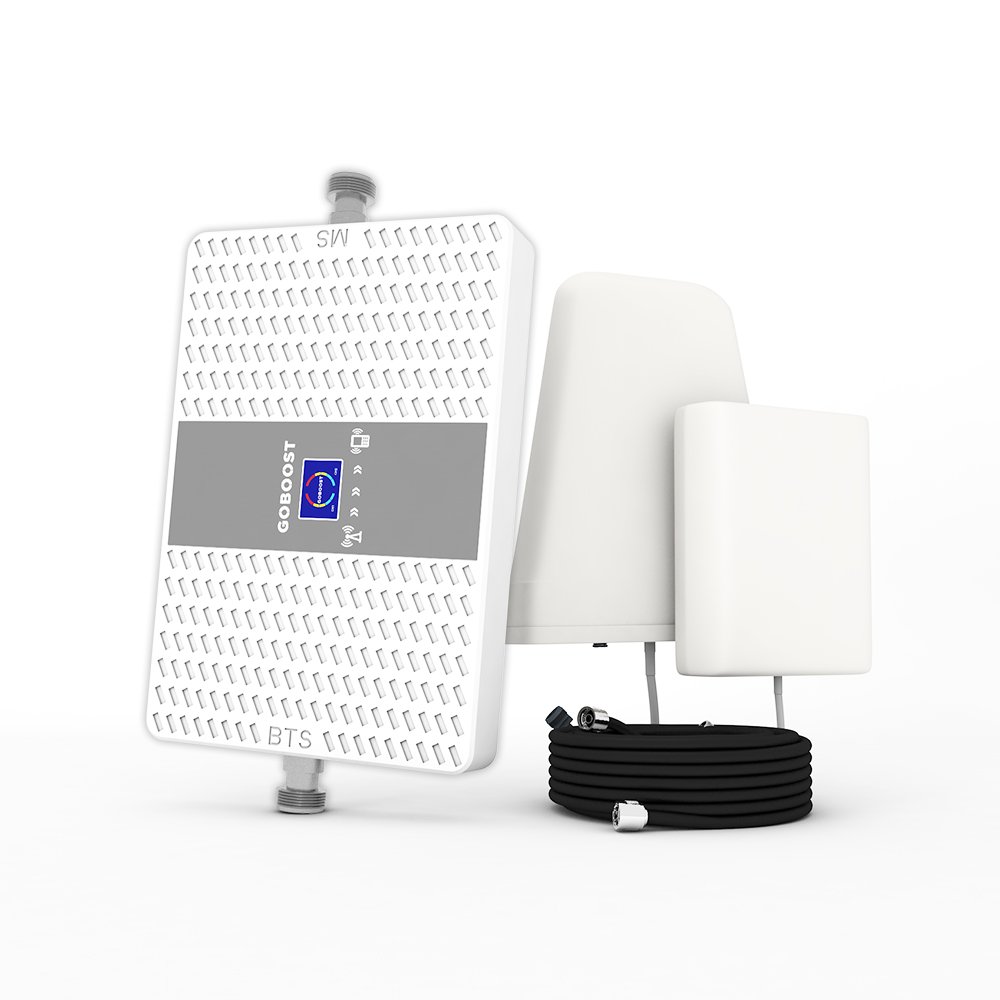 GOBOOST signal repeater factory price upgrade dual band 850 1800 mhz 70 db 3g 4g mobile cellular signal amplifier for farm home